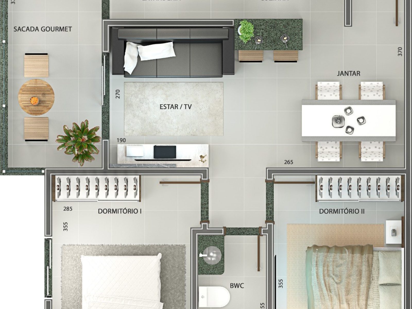 Apartamento Residencial Parque dos Ipês 3